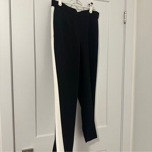 Babaton Aritzia Black White Tuxedo Cropped Trouser Pants Size 4 Women’s